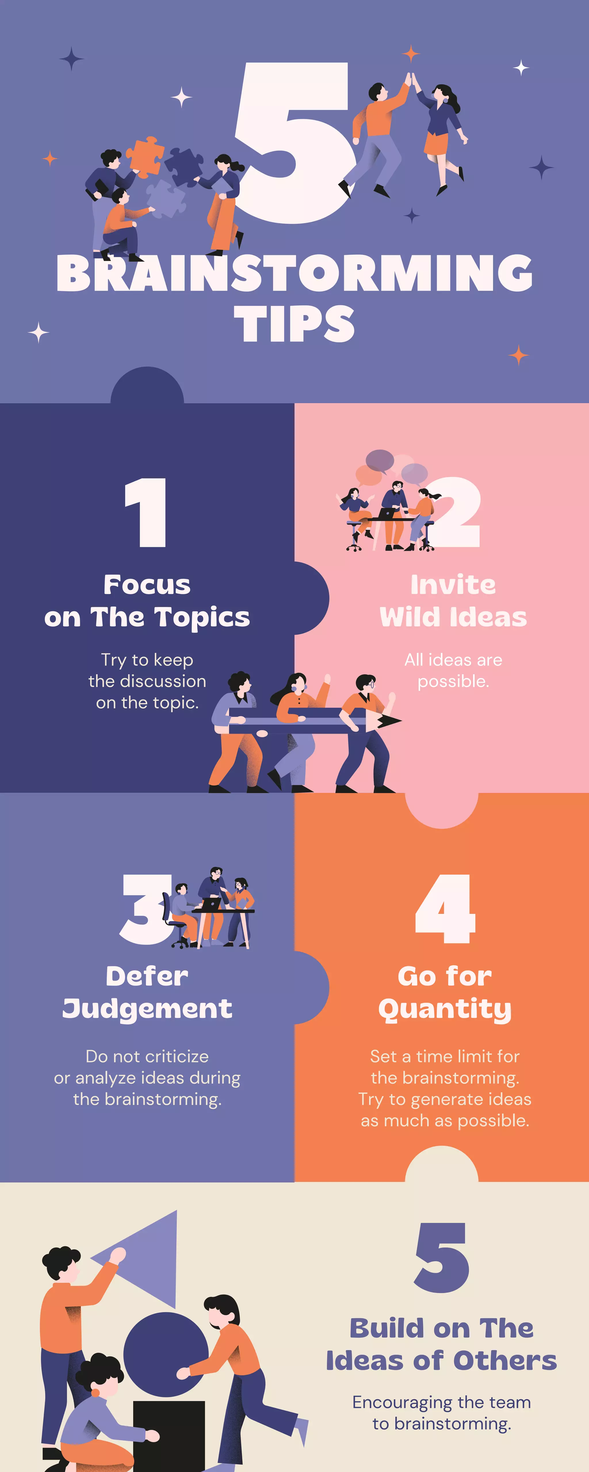 Blue Simple Productive Infographic Pdf