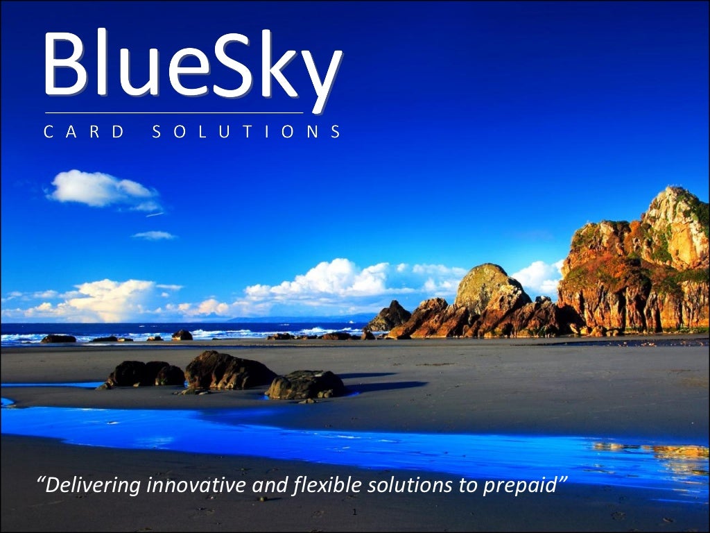 Blue Sky Card Solutions Presentation