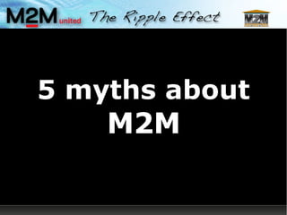 5 myths about  M2M 