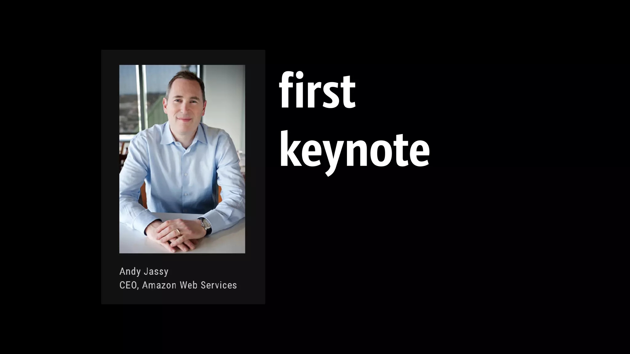 first
keynote
 