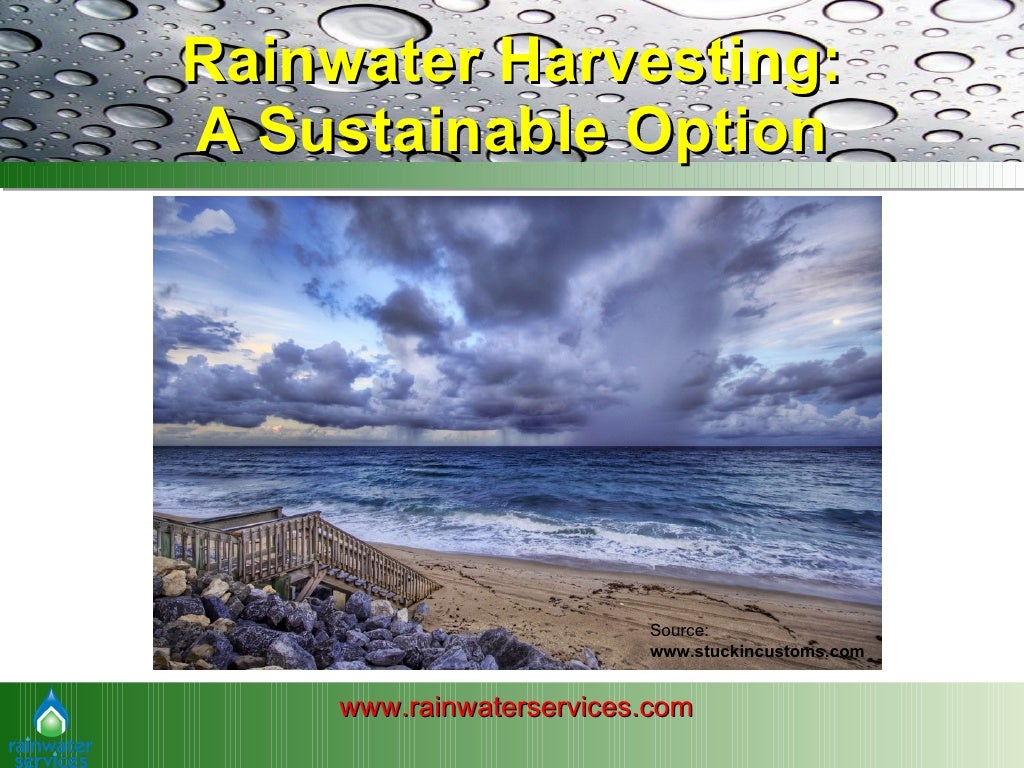 Commercial & Industrial Water Conservation Capturing and Using Rainw…