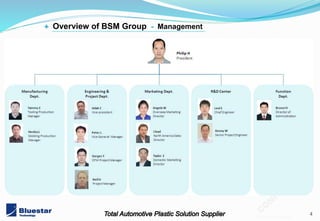 4
201402 v3.1 mold
+ Overview of BSM Group - Management
 
