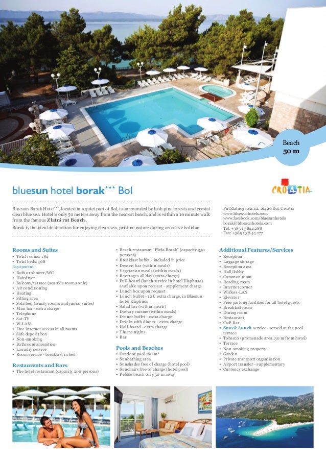 hotel sheet fact w fact sheets resorts Bluesun & hotels hotel sheet fact w fact sheets resorts Bluesun & hotels
