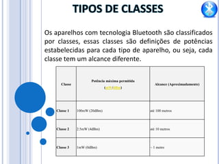 Grande quantidade de dispositivos com chips Bluetooth;