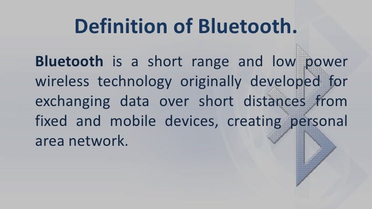 What Is The Definition Of Bluetooth? – DWWITP