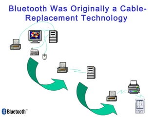 Bluetooth Was Originally a Cable-
Replacement Technology
 