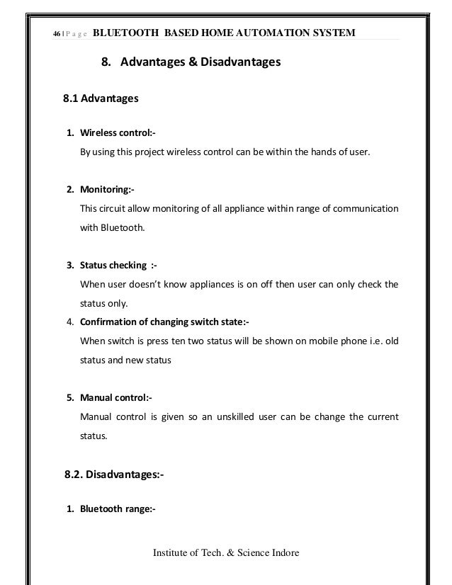 Bluetooth based home automation system Bluetooth based home automation system