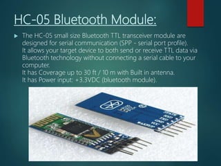 Rctimer Bluetooth Module Bluetooth Controlled Robocar Using PIC 16f887 | PPTX
