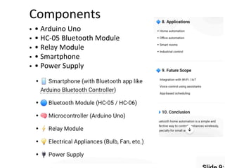 Bluetooth-Based Home Automation System Using Arduino for Wireless ...