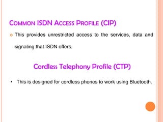 File Transfer Profile (FTP) 