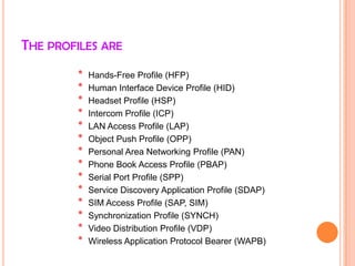Audio/Video Remote Control Profile (AVRCP) 