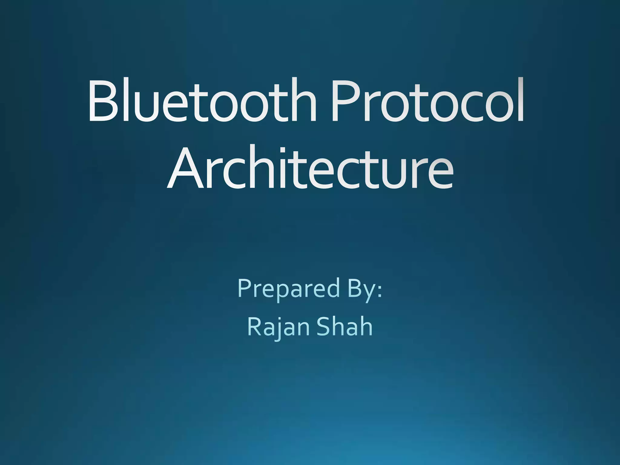 Bluetooth protocol
