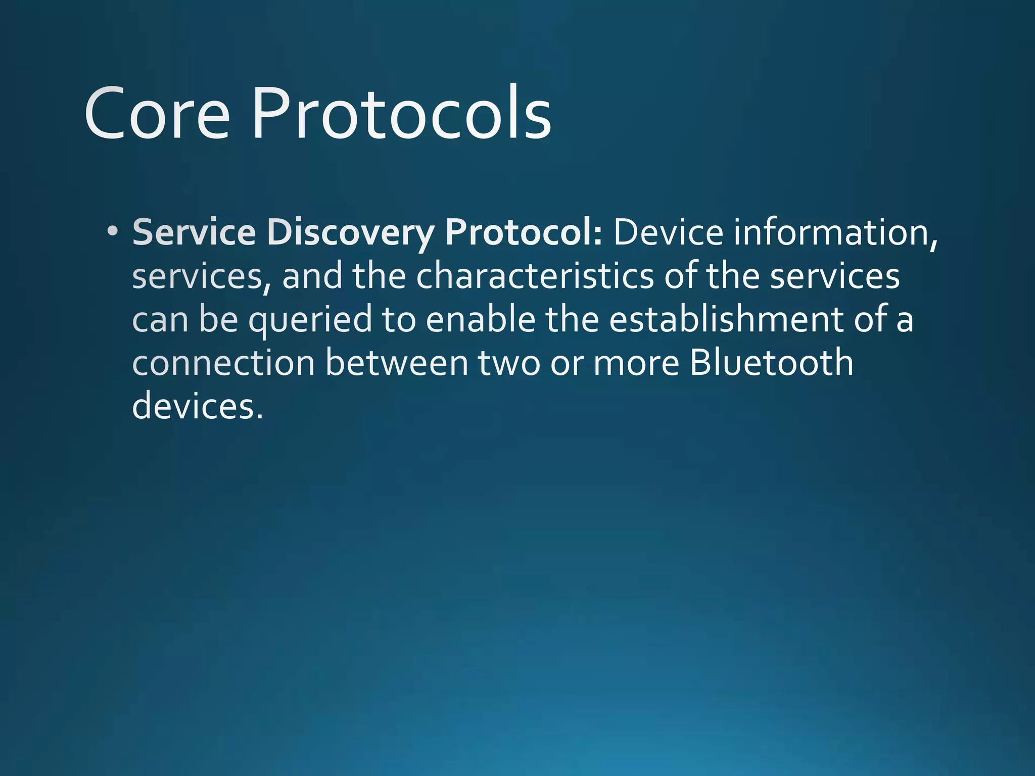 Bluetooth protocol
