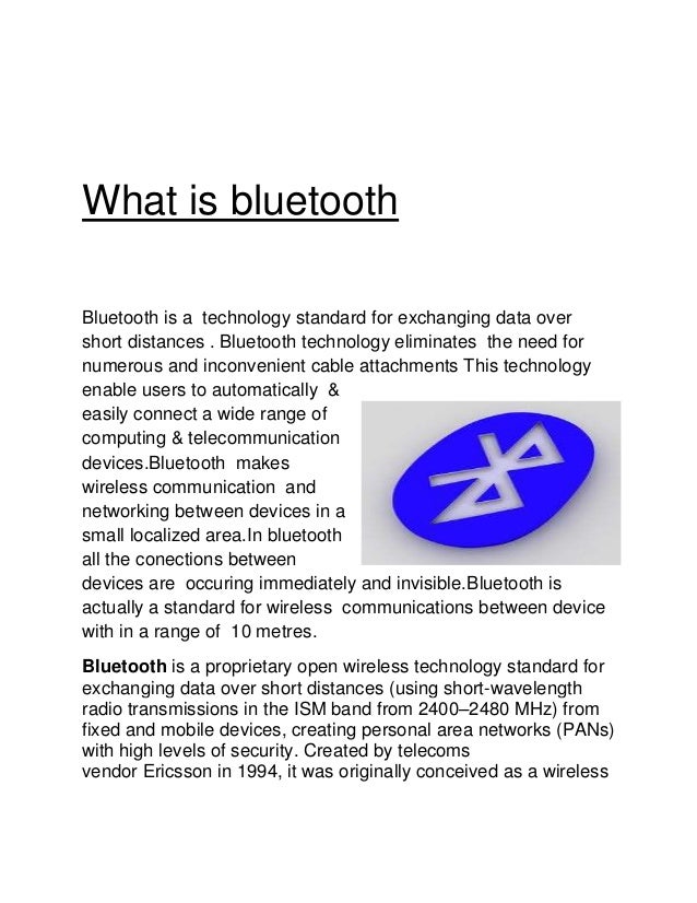 What is Bluetooth?