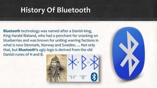 Bluetooth technology | PPTX
