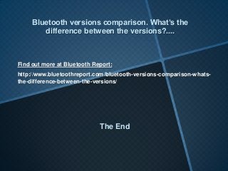 difference between bluetooth versions difference between bluetooth versions