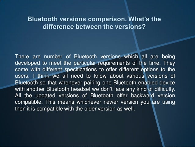 what is the difference between bluetooth and wireless