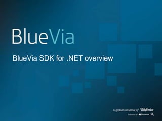 BlueVia SDK for .NET overview 