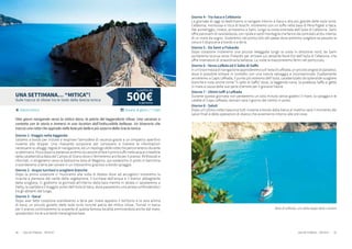 16
MODALITÀ DI PAGAMENTO
50% alla prenotazione, saldo a 30 giorni dalla data di partenza.
DATE DI PARTENZA PREZZO A PERSONA
30 LUGLIO 750 €
13 AGOSTO 750 €
IMBARCO: Marina Kaštela, Spalato - sabato
SBARCO: Marina Kaštela, Spalato - sabato
Una baia della Dalmazia del Nord
- tipo di barca: a vela
- lunghezza barca: 14 m
- cabine: 3 matrimoniali, 1 doppia
con letti a castello
- posti letto: 8
- bagni: 2
SCHEDA TECNICA BARCA
- servizi dello skipper
- servizio hostess/chef
- sistemazione in cabina doppia
- WI-FI
LA VACANZA INCLUDE
- pasti a bordo e a terra
- supplemento carburante
- tasse portuali dove nell’itinerario
sono previste soste in porti o
marine o campi boe
LA VACANZA NON INCLUDE
Area di navigazione: Dalmazia
MARINA KAŠTELA
COME RAGGIUNGERE IL PORTO D’IMBARCO
L’imbarco è presso il Marina Kaštela che si trova a metà strada tra Split e Trogir.
In macchina - Dall’autostrada A1 prendere l’uscita Dugopolje e continuare in direzione Solin/
Trogir. Passata Solin, in direzione Trogir, dopo circa 1,5 km girare a destra verso Kastel Gomilica.
In aereo - L’aeroporto di Split si trova a soli 8 km dalla Marina Kaštela. Dall’aeroporto si può
prendere un taxi oppure contattarci per organizzare un transfer. Si può anche prendere l’autobus
numero 37 che copre la tratta Trogir - Split ogni 20 minuti circa. La fermata dell’autobus è fuori
dall’aeroporto, bisogna scendere alla fermata Kaštel Gomilica.
I PROFUMI DELLA DALMAZIA - CROAZIA
 