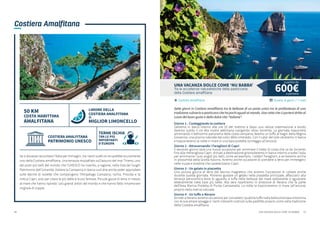 24
Continueremo la nostra esplorazione dell’isola passando per lo Scoglio La Canna, un faraglione
a forma di obelisco alto ben 71 metri; la bellezza imponente della natura!
Una volta arrivati al porto di Filicudi scenderemo a terra per assaggiare la rosticceria e pasticceria
locale. La serata e la notte la trascorreremo dormendo in mare, all’ancora.
Giorno 4 - Amami Alfredo!
Ci lasceremo alle spalle Filicudi ma ci innamoreremo prestissimo dell’isola di Salina. Dopo un
bagno inaugurale davanti alla spiaggia nera del caratteristico Borgo di Rinella il vento ci aiuterà
a spostarci verso la spiaggia della Pollara dove il colore dell’acqua è limpido e cristallino. Inoltre
da questo punto esatto dell’isola potremo ammirare uno dei tramonti più belli e romantici
del Mediterraneo con il sole che assume un colore rosso intenso. Per soddisfare i languorini ci
fermeremo nella località di Lingua per assaggiare il famoso “pane cunzato” e per gustarci la
granita di Alfredo, unanimemente considerata la migliore al mondo. La sera se vorremo, potremo
ormeggiare in porto a Lipari e goderci la serata in uno dei ristorantini locali.
Giorno 5 - Bianca come il latte
Come iniziare al meglio la giornata? Con un’abbondante colazione in pasticceria a Lipari, fidatevi
che questo momento vi rimarrà impresso nella memoria per molto.
Altrettanto indimenticabile sarà la visita alla cava di pomice, una zona completamente color
del latte e che rende trasparenti anche i fondali. Successivamente ci sposteremo verso la Lisca
Bianca, dove troveremo delle sorgenti sottomarine che ci permetteranno di fare un vero e
proprio bagno con “idromassaggio naturale” prima di spostarci nuovamente verso un’altra isola,
Stromboli.
Giorno 6 - Da Stromboli a Strombolicchio
Arrivati a Stromboli ognuno potrà decidere se fare una scarpinata per salire sul vulcano o optare
per una più tranquilla passeggiata in paese. Non appena saremo tutti a bordo, ci sposteremo
verso Strombolicchio, uno scoglio vulcanico che emerge direttamente dal mare. Dopo un bel
bagno rinfrescante ci dirigiamo verso l’isola di Panarea, la più mondana dell’arcipelago. Cala
Junco, tra le spiagge più belle dell’isola, è un anfratto riparato dal mare a forma di ferro di cavallo
dove vi sembrerà di immergervi in una piscina naturale.
Giorno 7 - Si cambia rotta!
Prima di rientrare al porto di partenza ne approfittiamo per fermarci in località Canneto, a Lipari,
per tuffarci in un’insenatura fatta di sabbia mista a ghiaia nascosta in una bellissima baia bagnata
da un mare turchese e limpido. Un ultimo sguardo ai famosi “faraglioni” di Lipari, cantati da
Omero nel canto XII e poi ci sposteremo verso Portorosa dove arriveremo nel tardo pomeriggio.
Giorno 8 - Saluti e baci dalle Eolie
Faremo colazione dopo una notte cullati dalle onde e dalla brezza del mare e successivamente ci
dedicheremo ai saluti, agli abbracci e allo scambio (per chi vorrà e avrà fatto amicizia) dei nostri
contatti.
MERAVIGLIOSE EOLIE - SICILIA
 