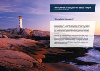 32 TRE GIORNI IN ARCIPELAGO TOSCANO
COME RAGGIUNGERE IL PORTO D’IMBARCO
Il porto d’imbarco viene comunicato a seconda della disponibilità dell’imbarcazione utilizzata
per la vacanza. I punti di imbarco solitamente utilizzati sono il porto di Rosignano Solvay-Cala
de Medici (LI), il porto di San Vincenzo (LI), il porto di Cala Galera (GR), Marina di Pisa o il porto di
Santo Stefano (GR).
IMBARCO: Cala de Medici, Rosignano
SBARCO: Cala de Medici, Rosignano
Vista panoramica dell’isola d’Elba
- tipo di barca: a vela
- lunghezza barca: 13 m
- cabine: 4 matrimoniali
- posti letto: 8
- bagni: 2
SCHEDA TECNICA BARCA
- sistemazione in cabina doppia
- servizi dello skipper
- carburante
- tender per spostamento a terra
fino alle 22
LA VACANZA INCLUDE
- spesa per i pasti a bordo
- pasti a terra
- tasse portuali dove nell’itinerario
sono previste soste in porti o
marine
- lenzuola e asciugamani
LA VACANZA NON INCLUDE
Area di navigazione: Arcipelago Toscano
MODALITÀ DI PAGAMENTO
50% alla prenotazione, saldo a 30 giorni dalla data di partenza.
CAPRAIA
ELBA
DATE DI PARTENZA PREZZO A PERSONA
TUTTI I MARTEDÌ E VENERDÌ DA AGOSTO A OTTOBRE 180 €
 