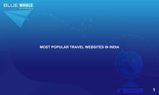 1
MOST POPULAR TRAVEL WEBSITES IN INDIA
 