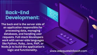 Full-Stack Development Solutions for a Digital World. | PDF