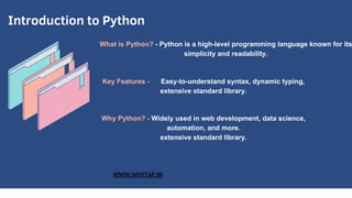 Python Essentials A Quick Guide for Beginners | PPT