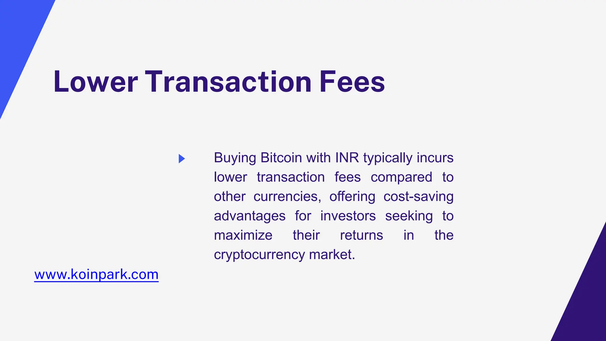 Top 5 Advantages of Buying Bitcoin (BTC) to Indian Rupee (INR) in India |  PPTX