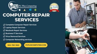 PC Plus Computing Computer Repair Services | PDF