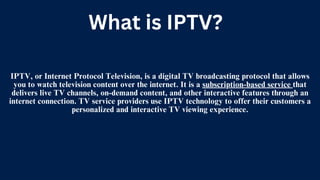 IPTV and OTT Difference