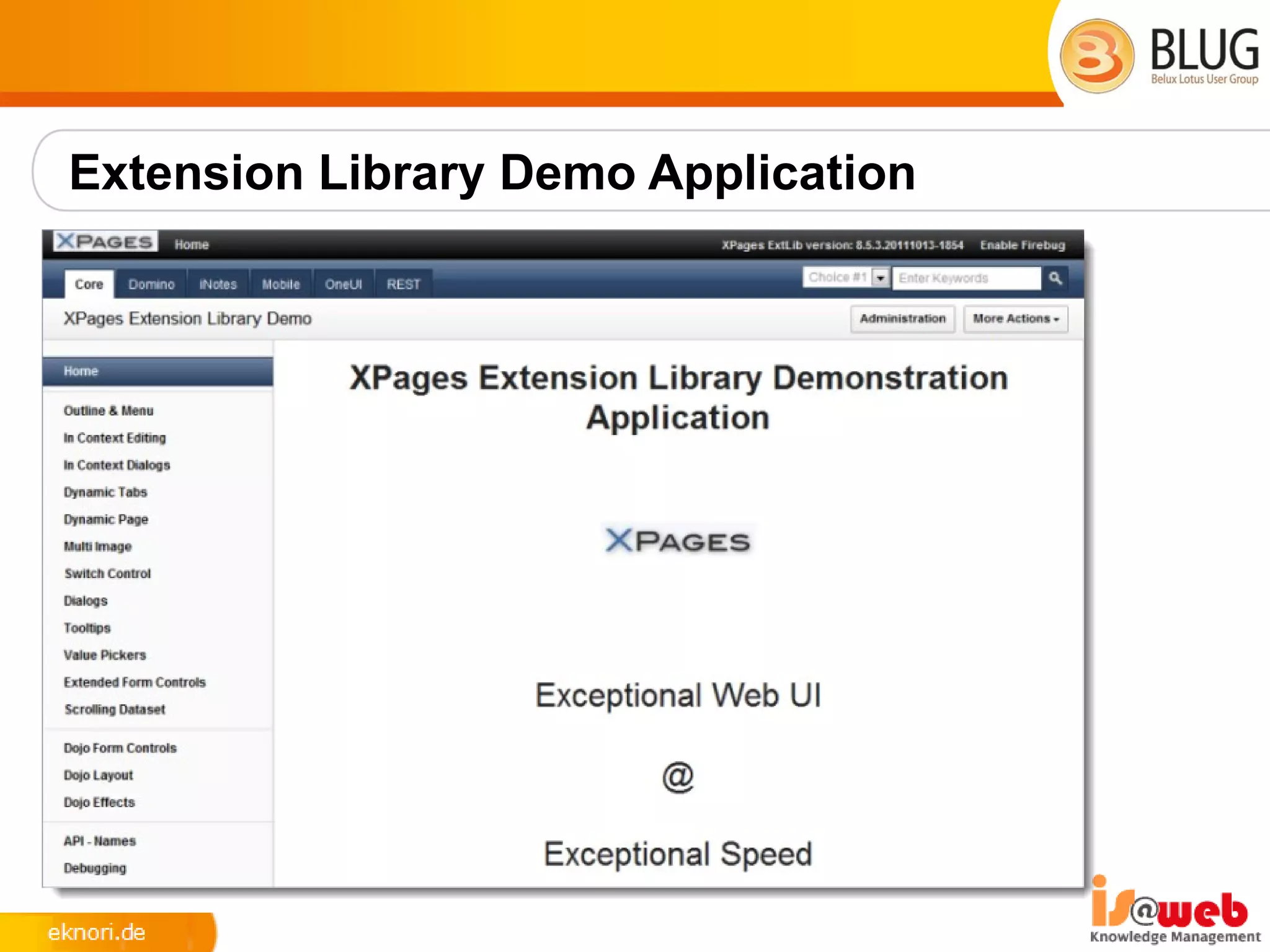 Extension Library Demo Application
 