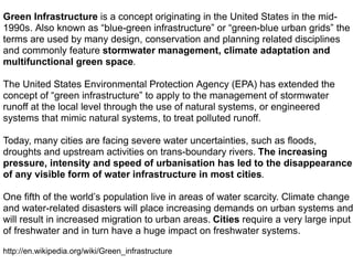Blu green infrastructure | PDF