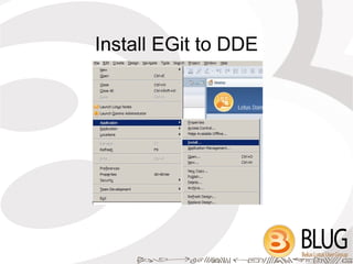 Install EGit to DDE
 