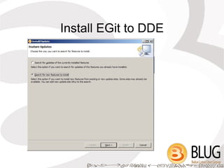 Install EGit to DDE
 