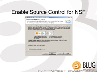 Enable Source Control for NSF
 