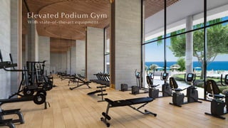 Elevated Podium Gym
With state-of-the-art equipment.
 