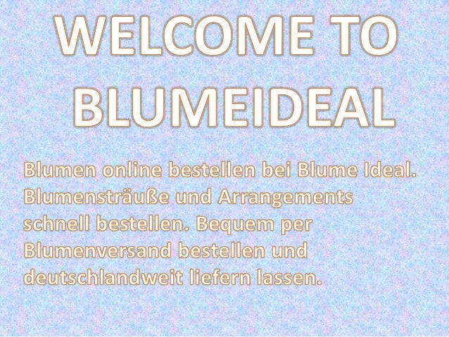 Blumenversand
 