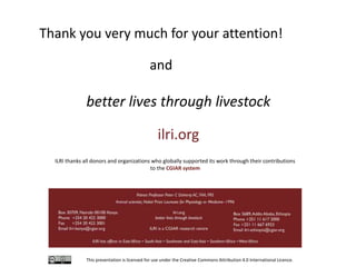 Animal nutrition approaches for profitable livestock operations and sustainable rural livelihoods