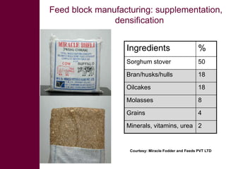 Looking for opportunities from second generation bio-fuel technologies to upgrade lignocellulosic biomass for livestock feed
