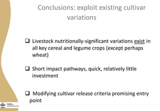 Opportunities from multi-dimensional crop improvement and the supporting role of Near Infrared Spectroscopy(NIRS) networks