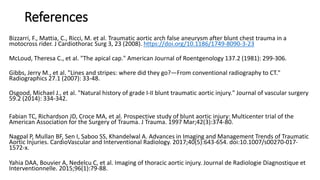 EMGuideWire's Radiology Reading Room: Blunt Aortic Injury | PPTX