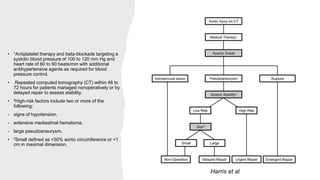 Blunt Thoracic Aortic Injury BTAI | PPSX