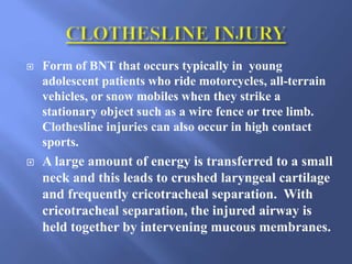 Blunt trauma neck | PPT