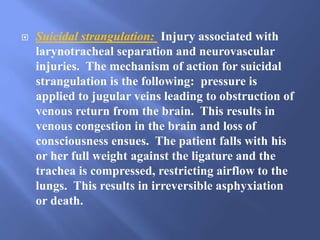 Stragulation Injury Blunt trauma neck | PPT