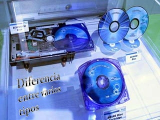 Diferencias entre varios soportes ópticosDiferencia entre varios tipos 