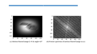 Literature Review
Bolan et al. [16] offered a blur image classification and blurred region
recognition technique.this work considers only two classes of blur.
Tiwari et al. [18] blur classification using statistical texture features and
neural network classification into motion, defocus and combined blur.
Tiwari et al. [19] blur classification using wavelet features and neural
network classification into motion, defocus and combined blur.
Tiwari et al. [20] blur classification using Ridgelet texture features and
neural network classification into motion, defocus and combined blur.
Tiwari et al. [21] blur classification using Curvelet features and neural
network classification into motion, defocus and combined blur.
 
