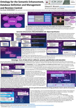 Ontology for the Semantic Enhancement, Database Definition and ...