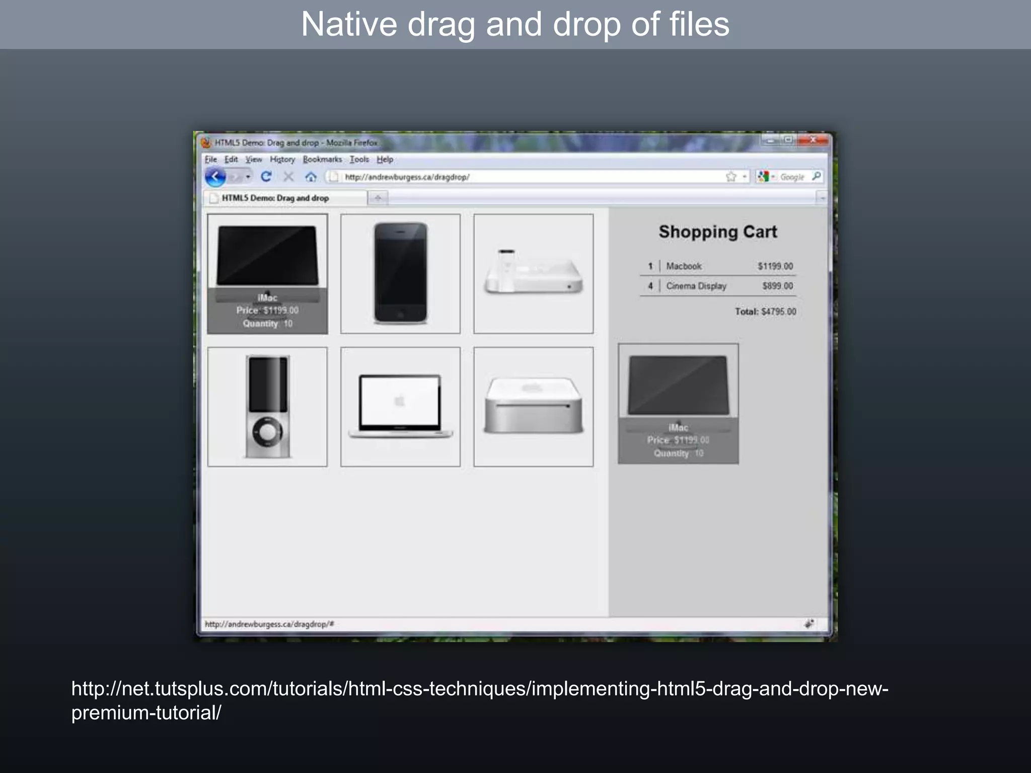 Offline database storage