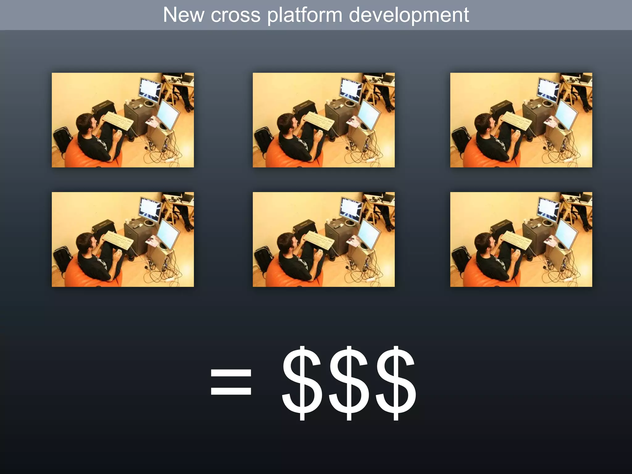 New cross platform development= $$$